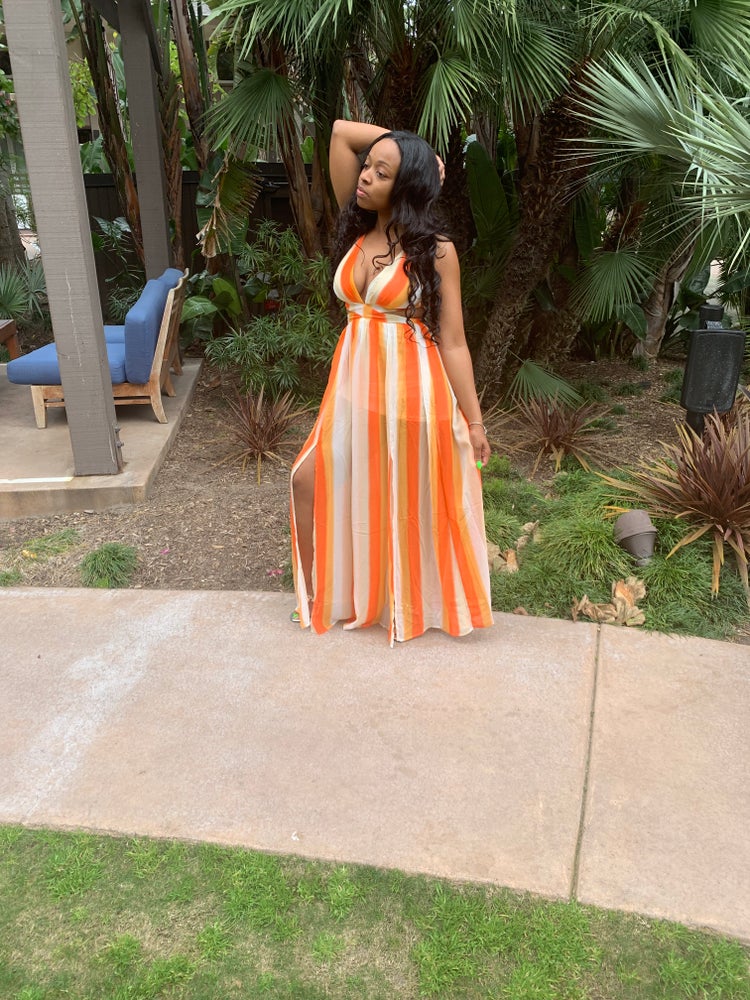 Sunny Orange Maxi
